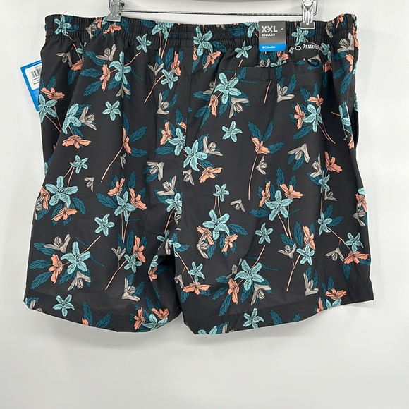 Columbia NWT Summertide Stretch Printed Shorts Men's XXL Swim‎ UPF 40 - Picture 8 of 9